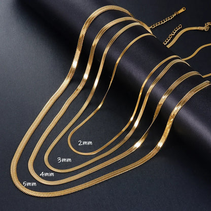 Gold Snake Necklace