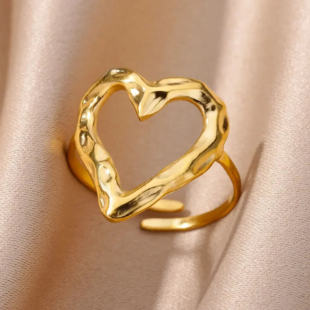 Gold Heart Ring