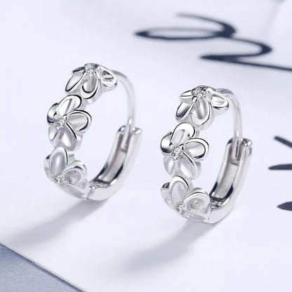 Sterling Flower Studs