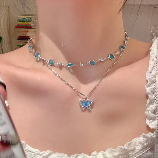 Crystal Choker Chain