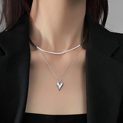 Double Heart Necklace