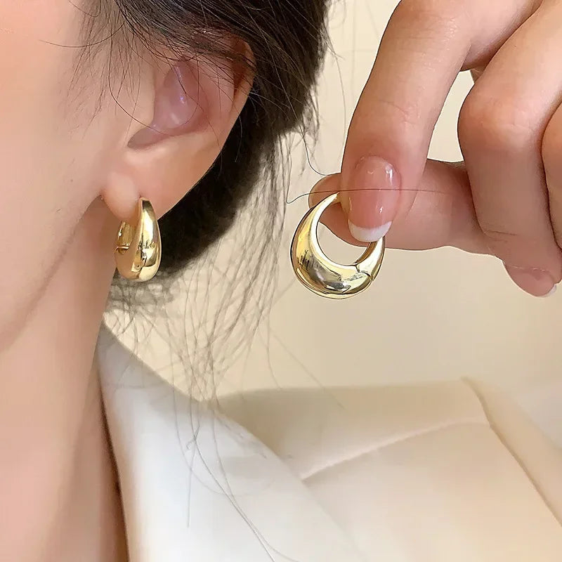 Gold Hoop Earrings