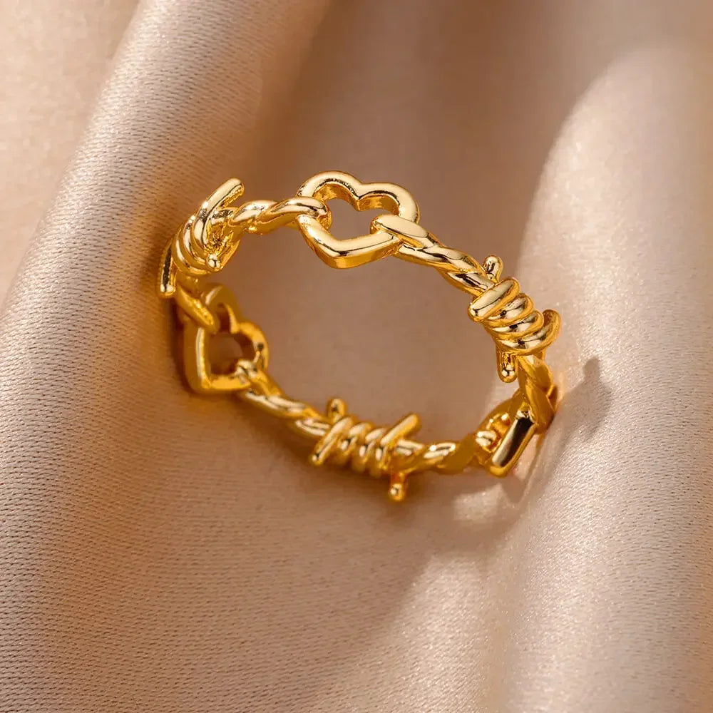 Gold Heart Ring