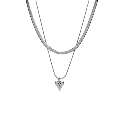 Double Heart Necklace