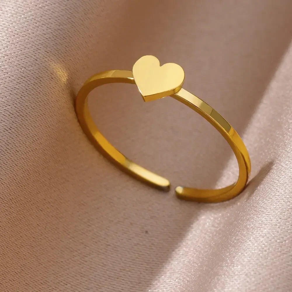 Gold Heart Ring