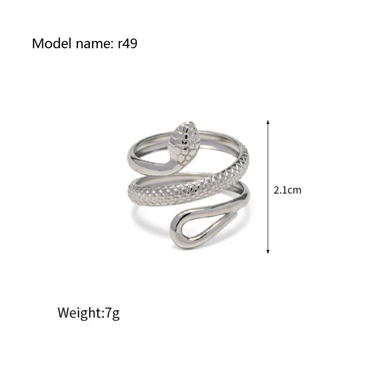 Snake Zircon Ring