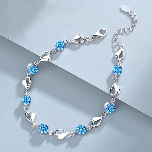 Crystal Charm Bracelet