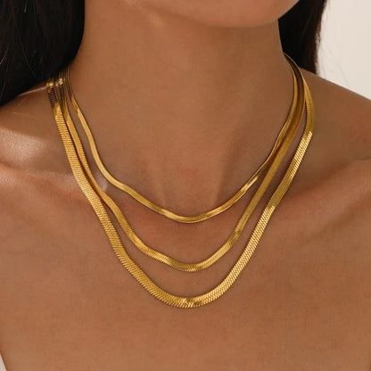 Gold Snake Necklace