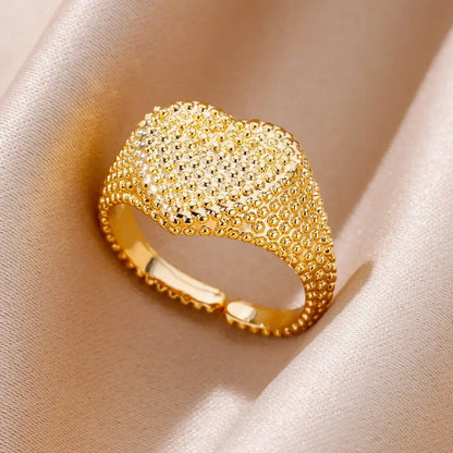 Gold Heart Ring