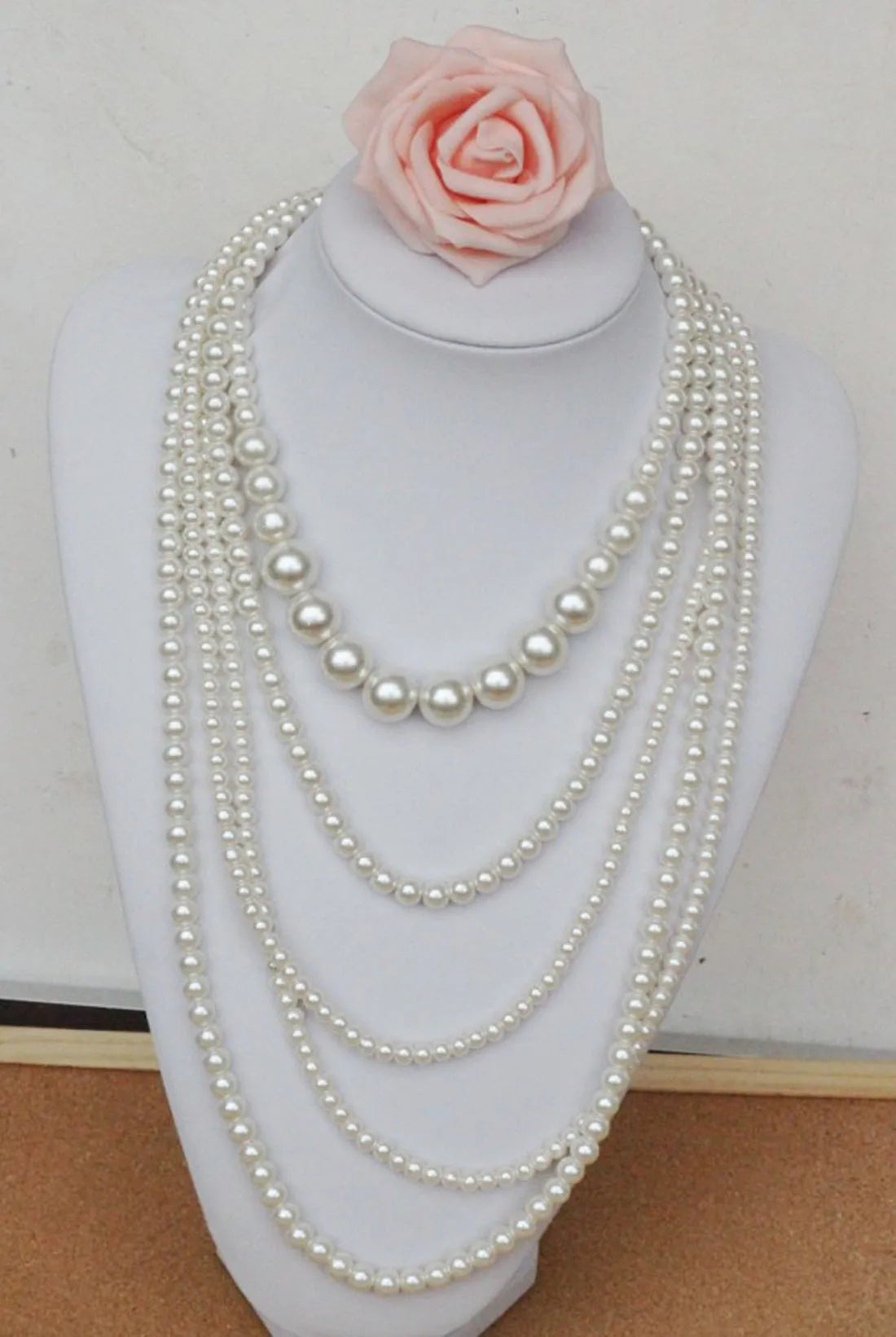 Multilayer Pearl Necklace